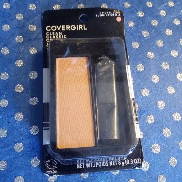 Covergirl Clean Classic Color Face Blush #570 Natural Glow Makeup Beauty Cheeks - Picture 1 of 5